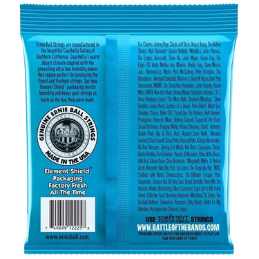 Encordadura Ernieball Para Guitarra Electrica Extraslinky Azul, 2225